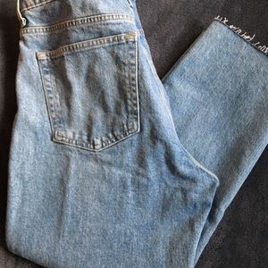 Topshop straight high rise Jean